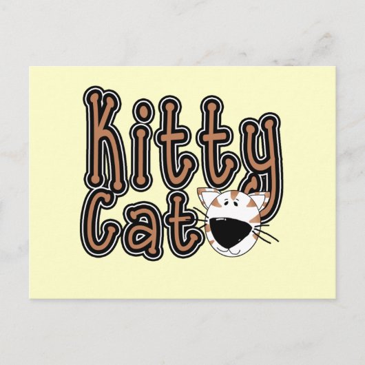 Niedliche Kitty Cat Tshirts und Geschenke Postkarte (Vorderseite)