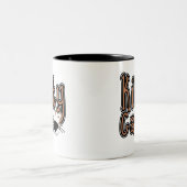 Niedliche Kitty Cat Tshirts und Geschenke Zweifarbige Tasse (Mittel)