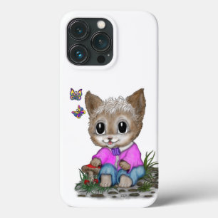 Niedliche Kitty Cat und Butterfly Case-Mate iPhone Hülle