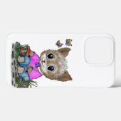 Niedliche Kitty Cat und Butterfly Case-Mate iPhone Hülle (Rückseite (Horizontal))