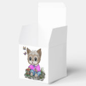 Niedliche Kitty Cat und Butterfly Geschenkschachtel (Geöffnet)