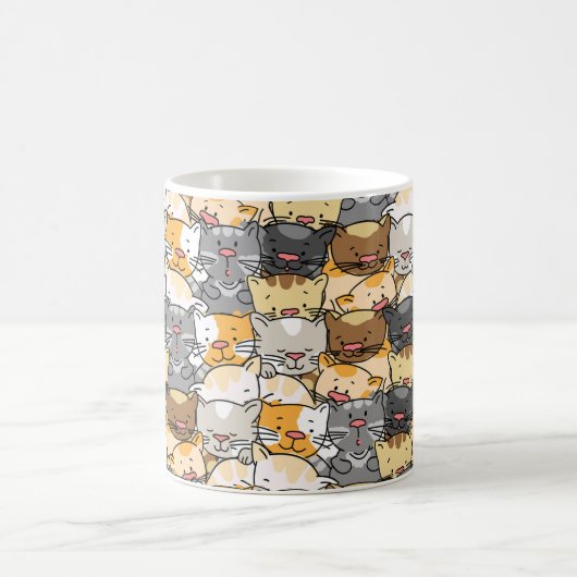 Niedliche Kitty Cats Kaffeetasse (Mittel)