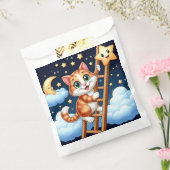 Niedliche Kitty Climbs Ladder zum Mond Geschenktütchen (Versiegelt)