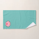 Niedliche Kitty Illustration Badhandtuch Set (Handtuch)