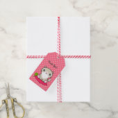 Niedliche Kitty Illustration Geschenkanhänger (Mit Garn)