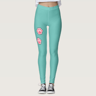 Niedliche Kitty Illustration Leggings