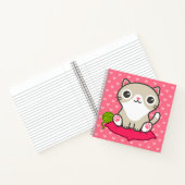 Niedliche Kitty Illustration Notizblock (Innenseite)
