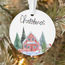 Niedliche Kitty Illustration Ornament