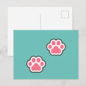 Niedliche Kitty Illustration Postkarte (Vorne/Hinten)