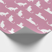 Niedliche Kitty-Katze Geschenkpapier (Ecke)
