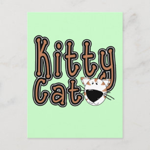 Niedliche Kitty-Katzen-T-Shirts und Geschenke Postkarte