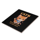 niedliche Kitty-Liebe Fliese (Seite)