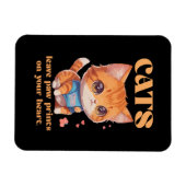 niedliche Kitty-Liebe Magnet (Horizontal)