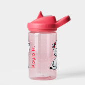 Niedliche Kitty Personalisierte Wasserflasche für  Trinkflasche (Links)