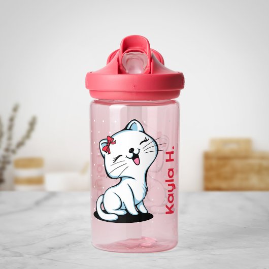 Niedliche Kitty Personalisierte Wasserflasche für Trinkflasche