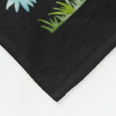 Niedliche Kitty Reading im Garten Fleece Blanket (Ecke)