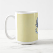 Niedliche Kittykatze und -Blumen Kaffeetasse (Links)