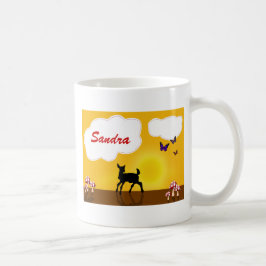 Niedliche Kitz-Illustration - Tasse