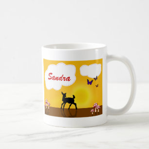 Niedliche Kitz-Illustration - Tasse