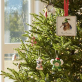 Niedliche Kiwi Bird in Christmas Elf Hat, Brauch Ornament Aus Metall