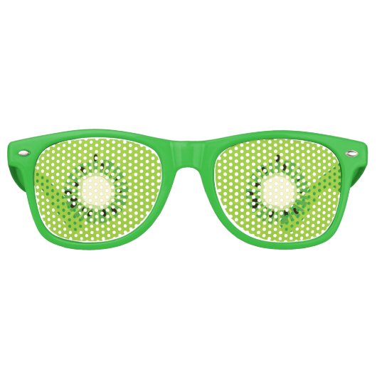 Niedliche Kiwi-Sonnenbrille Partybrille (Vorderseite)