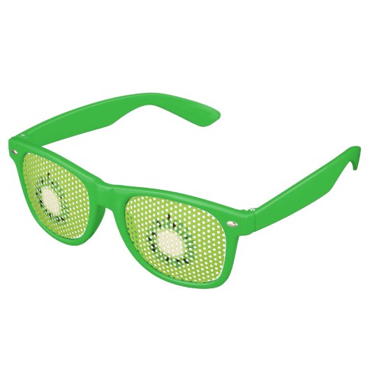 Niedliche Kiwi-Sonnenbrille Partybrille (Schrägansicht)