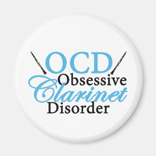 Niedliche Klarinette Magnet