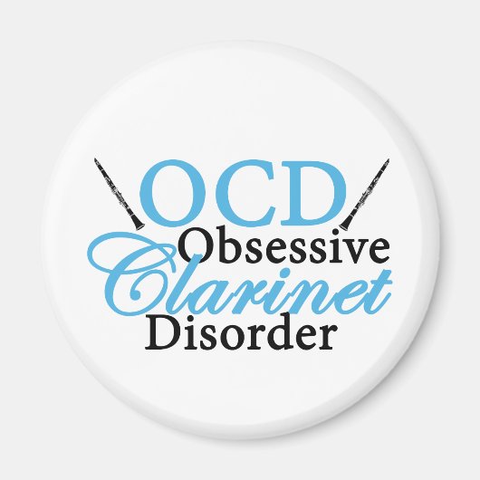 Niedliche Klarinette Magnet (Vorne)