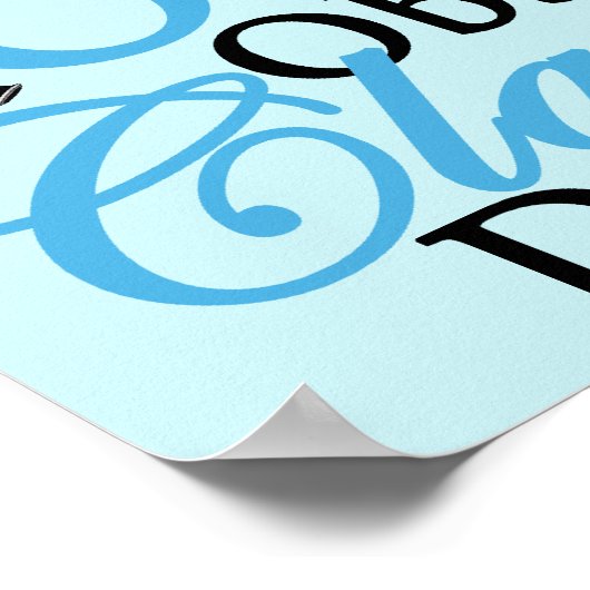 Niedliche Klarinette Poster (Ecke)