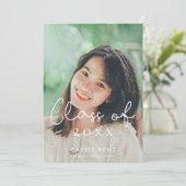 Niedliche Klasse des Abschluss-Fotos 2025 Ankündigung (Stehend Vorderseite)