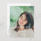 Niedliche Klasse des Abschluss-Fotos 2025 Postkarte (Vorne/Hinten)