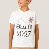 Niedliche Klasse von Schmetterling 2027 T-Shirt (Vorderseite)
