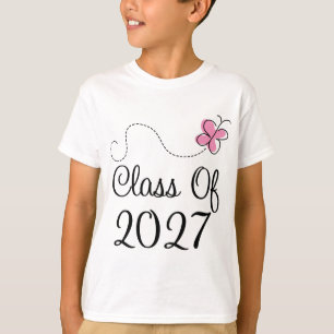 Niedliche Klasse von Schmetterling 2027 T-Shirt