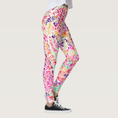 Niedliche klassische Blume Muster Leggings (Rechts)