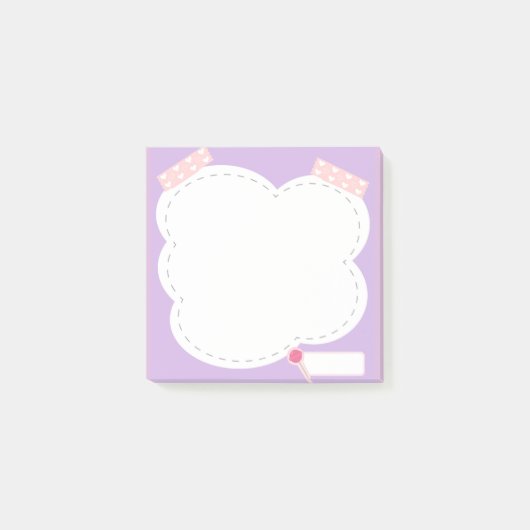 niedliche klebrige Notizen nach dem Abschluss (Vorderseite)