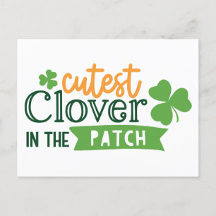 Niedliche Klee in der Patchklee St. Patrick's Postkarte