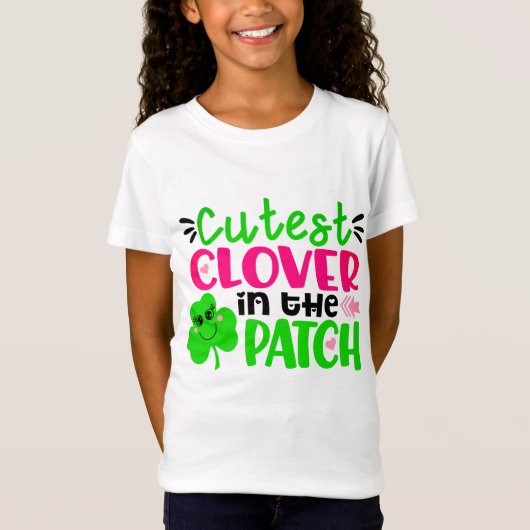 Niedliche Klee | St. Patrick's Day T-Shirt (Vorderseite)