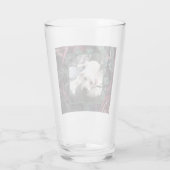 Niedliche Kleeblätter für Welpenhunde und Grüne Kl Glas (Rückseite)