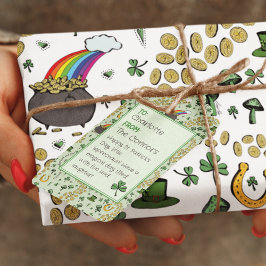 Niedliche Kleeblatts Patente St Patricks Tag BIS Geschenkanhänger