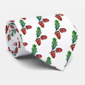 Niedliche kleine Acorne zeichnete Herbst-Krawatte Krawatte (Gerollt)