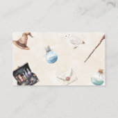 Niedliche Kleine-Assistent-Babyduschkarte Begleitkarte (Rückseite)