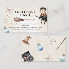 Niedliche Kleine-Assistent-Babyduschkarte Begleitkarte