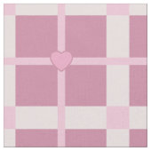 niedliche kleine Babyherzen karierte Musterquadrat Stoff (Nahaufnahme)