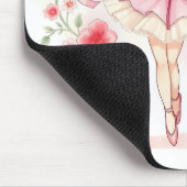 Niedliche kleine Ballerina Mousepad (Ecke)