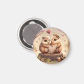 Niedliche kleine Bären Cartoon Akzent Kissen Magnet (Vorderseite/Rückseite)