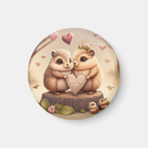 Niedliche kleine Bären Cartoon Akzent Kissen Magnet