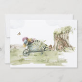 Niedliche Kleine Bärenwasser Kinderdusche Dankeskarte (Rückseite)