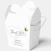 Niedliche Kleine Bee Baby Dusche Geschenkschachtel (Offen)