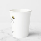 Niedliche Kleine Bee Baby Dusche Pappbecher (Links)