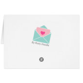 Niedliche kleine Biene, Biene meine Valentine Pun  (Rückseite Horizontal)